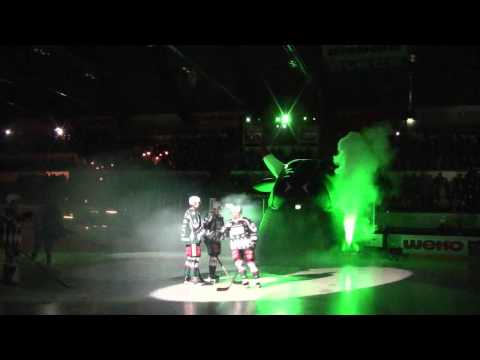 DEL2: Intro der Starbulls Rosenheim am 26.12.2013 gegen die Ravensburg Towerstars