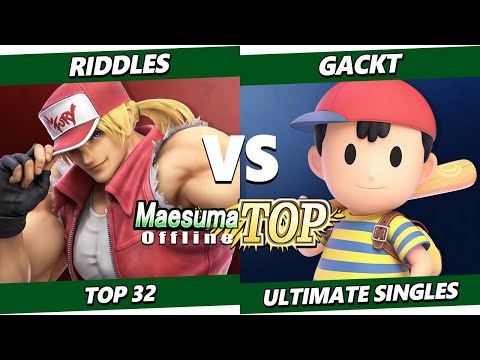 Maesuma TOP 12 - Riddles (Terry) Vs. Gackt (Ness) Smash Ultimate - SSBU
