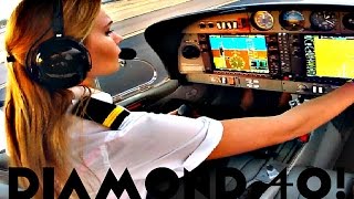FIRST SOLO FLIGHT Diamond 40 Aircraft | Student PILOT