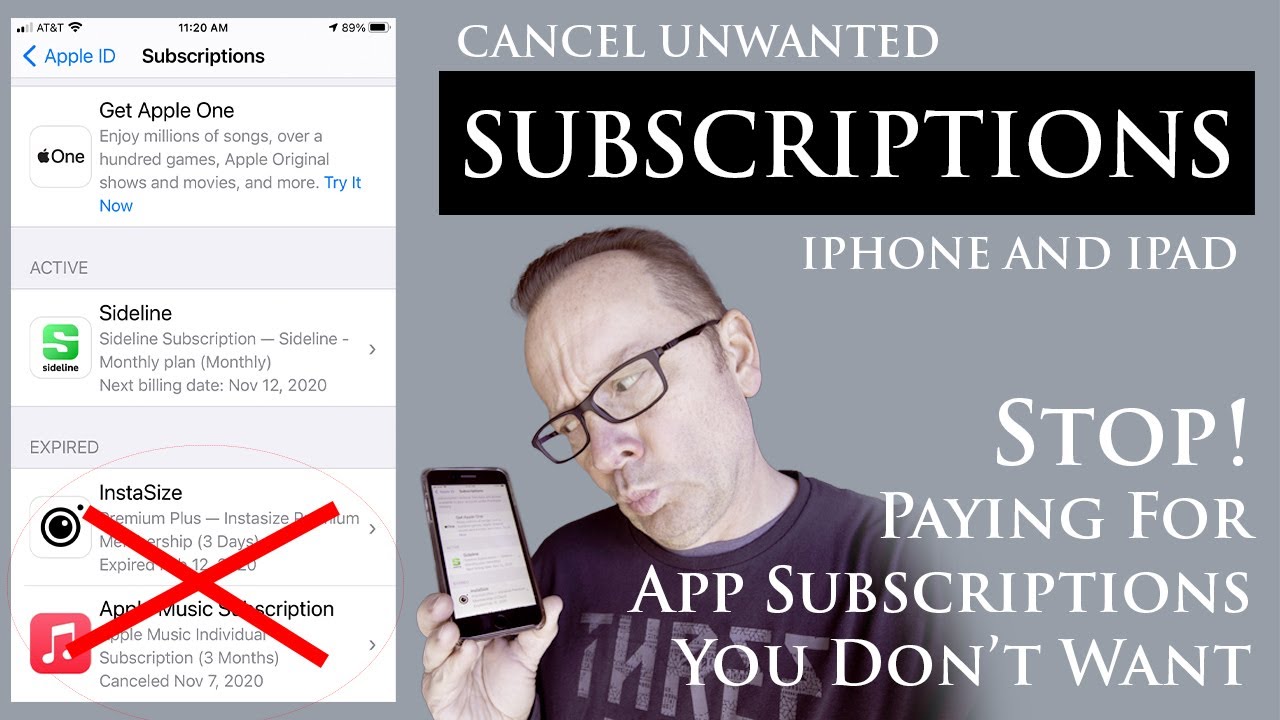 How To Cancel UNWANTED iPhone and iPad App Subscriptions. STOP PAYING Every Month.