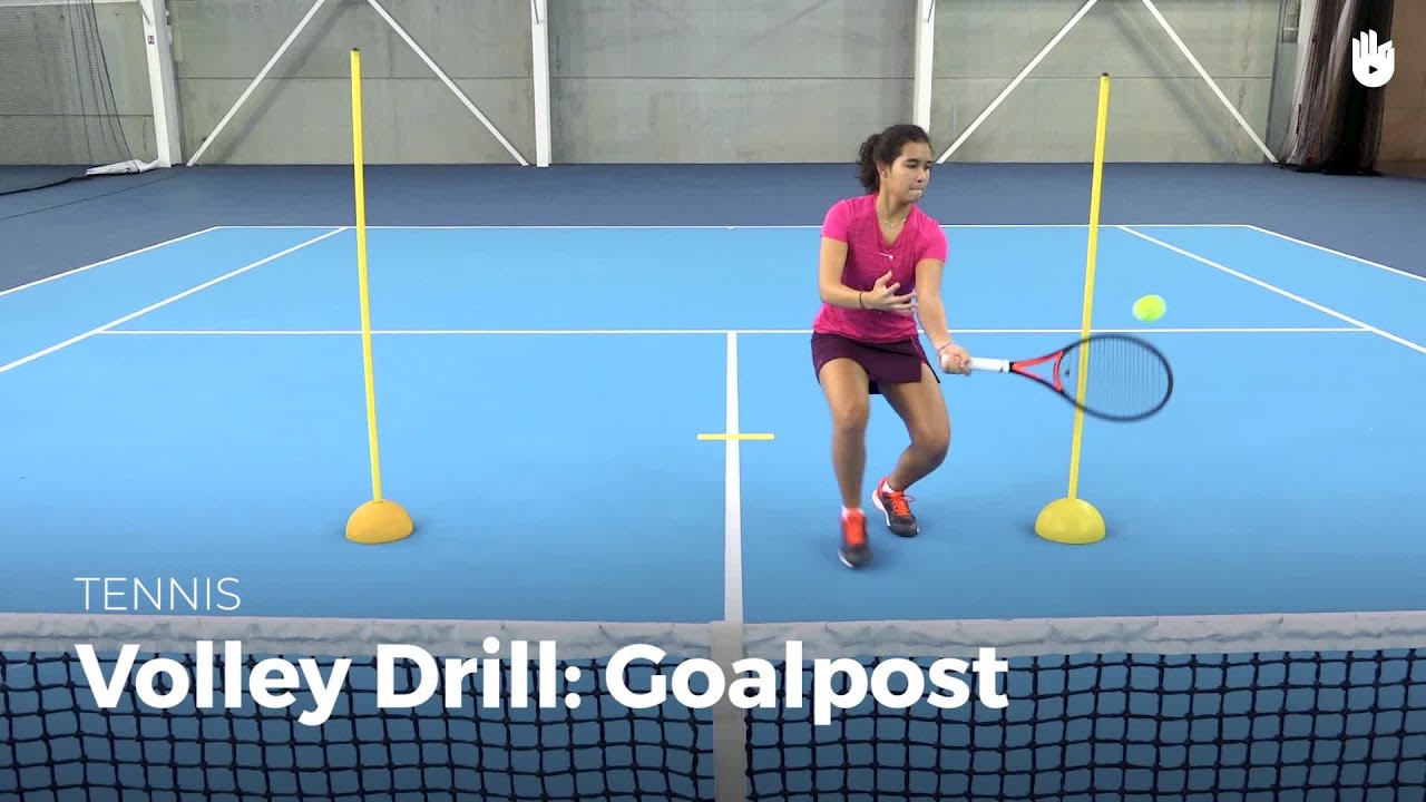 Volley Drill Goalpost How to Play Tennis Sikana