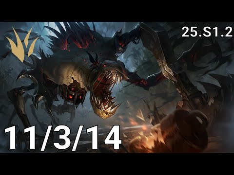 Fiddlesticks Jungle vs Ekko - EUW Master | Patch 25.S1.2
