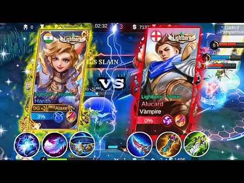 Harith lightborn Vs Alucard lightborn Intense match| Who will win? | #mlbb #alexgaming #mlbbharith