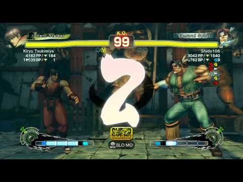 SSF4 AE: Kiryu Tsukimiya (Guy) vs Shido108 (Hawk) - Ranked Match (720p HD)