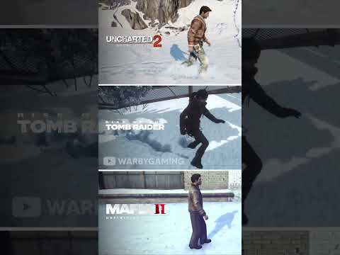 Uncharted 2 vs Mafia 2 vs Rise of the Tomb Raider | Snow Physics