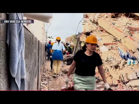 Another earthquake felt in Venezuela as families search for missing loved ones