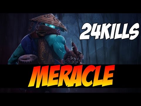 Meracle Plays Storm Spirit WITH 24 KILLS - 8000 MMR - Dota 2