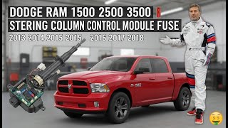 Ram Truck SCCM Fuse Fix - Steering Wheel Buttons & Horn Not Working 2013-2018