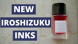 Iroshizuku's Three New Ink Colors and Sailor Yurameku Inks!