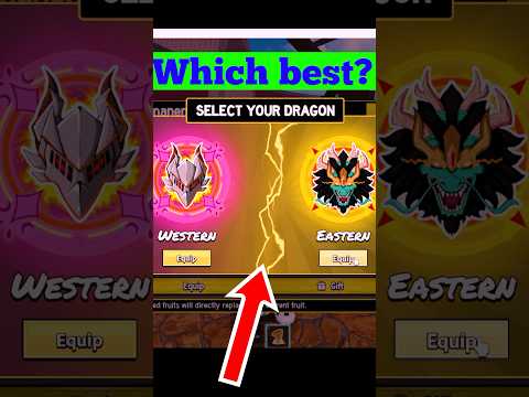 Blox Fruits! i USED THE BEST DRAGON FRUIT in the game, but which one is BETTER? #bloxfruits #shorts