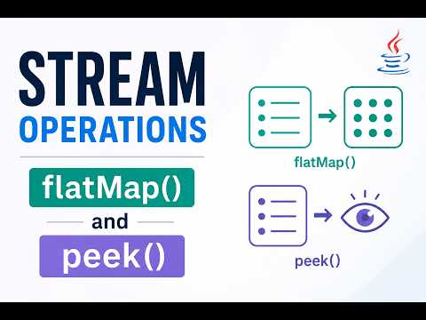 Java Stream Operations Explained Flatmap Vs Peek With Hands On Examples Java Streams Tutorial