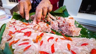 Street Food in Luang Prabang - WILD GRILLED BEE HONEY COMB! | Morning Market Lao Food Tour!