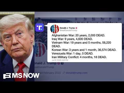 'Callous, cold, disrespectful': Ayman reacts to Trump comparing Iran war death toll to past wars