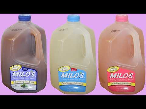 Milo’s: Blackberry Sweet Tea, Zero Sugar Lemonade & Strawberry Lemonade Review