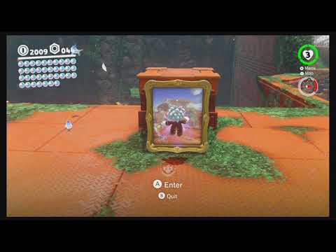 Moon 62 Wooded Kingdom - Portal Location - Secret Path to Tostarena - Super Mario Odyssey