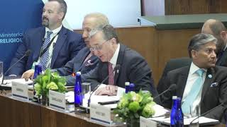 Выступление министра иностранных дел Зограба Мнацаканяна на министерской встрече по религиозным вопросам