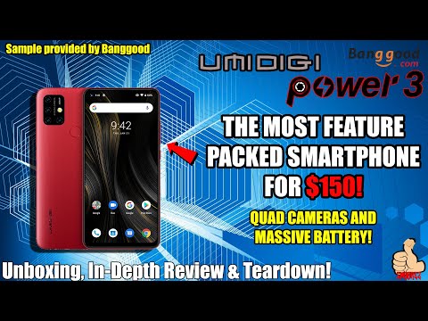 The Umidigi POWER 3 - BEST FEATURE PACKED SMARTPHONE for $150! In-Depth Real Review + Teardown!