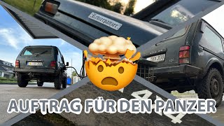 Freunde der Jagd I Lada Niva I Auftrag den Revierpanzer
