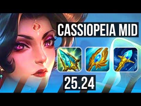 CASSIOPEIA vs VEIGAR (MID) | EUW Master | 25.24