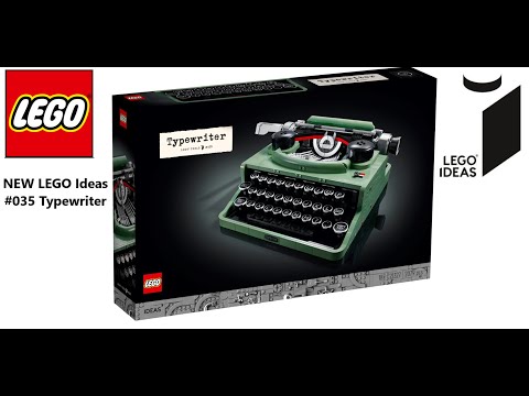 NEW LEGO Ideas Typewriter #035 Summer 2021