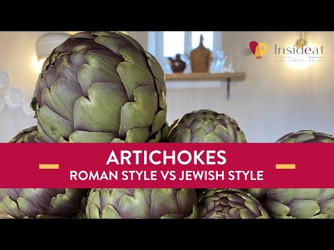 The recipes of the artichoke alla romana and the artichoke alla giudìa