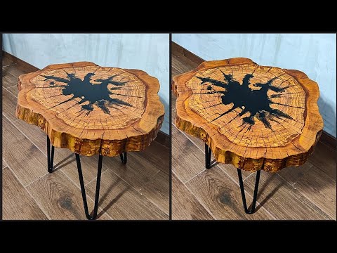 How I Made a Round Wood and Epoxy Table | Step-by-Step Guide