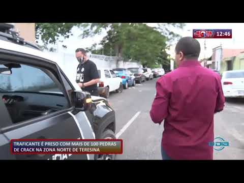 Traficante eÌ preso com mais de 100 pedras de crack na zona norte de Teresina (06 05 20)