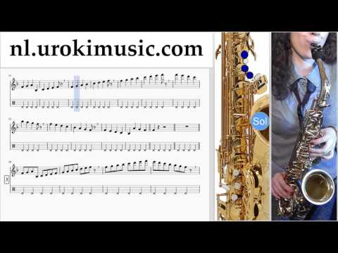 Saxofoonles (Tenor) Justin Bieber - Sorry Muzieknoten Cursus Deel#1 um-i374