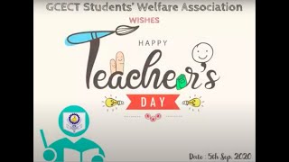 TEACHERS’ DAY CELEBRATION - 5th Sep 2020