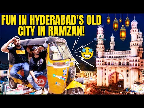 AUTO RIDE WITH ACHANAK BHAYANAK IN OLD CITY OF HYDERABAD! TOO MUCH FUN! | HYDERABADI VLOG | WTF!