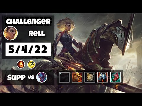 Rell vs Trundle KOREAN Challenger SUPPORT (5/4/22) - v11.18
