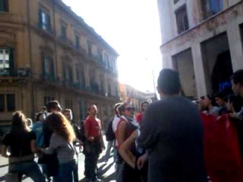 Manifestazione studentesca Palermo 21/12/2012