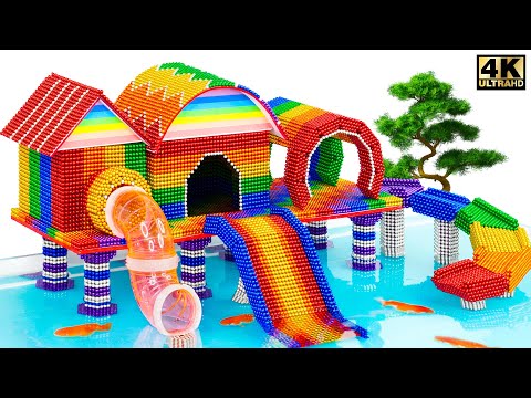 DIY - How To Build Mini Swimming Pool For Pet From Magnetic Balls (Satisfying) | Magnet World