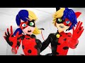 Miraculous The Ladybug - Cat Noir Transformation!(Garten of Banban 5 Animation!)