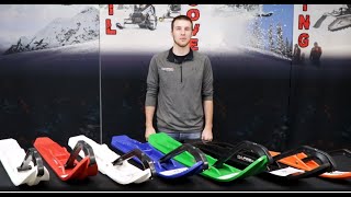 C&A Pro Yellow MTX Snowmobile Skis w/ 8