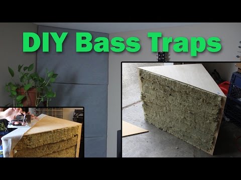 DIY Bass Traps: Home Studio Room Acoustics