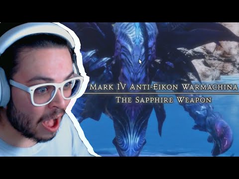 FFXIV The Sapphire Weapon GAMEPLAY REACTION