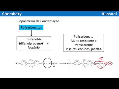 UFSC 2019 verão  Questão 40 - Polímeros - Policarbonato