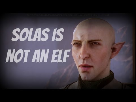 Dragon Age: Inquisition "Post Winter Palace" Solas Doesn't Consider Himself an Elf (6th Convo)