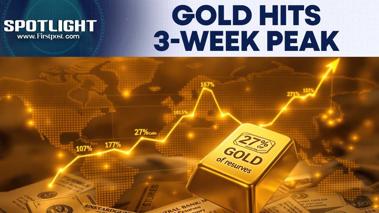 Gold Prices Jump To 3-Week High On US Shutdown Fears, Fed Rate Cut Bets | Firstpost Live | N18G