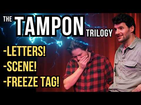 TAMPON TRILOGY (sorry) | LETTERS, SCENE, FREEZE TAG  | Shoot From The Hip
