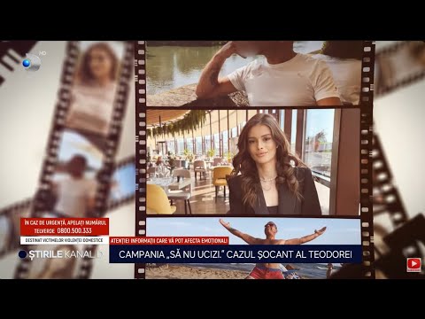 Campania “Sa nu ucizi” | Teodora Marcu, sirul de erori care a dus la moarte! | Stirile Kanal D