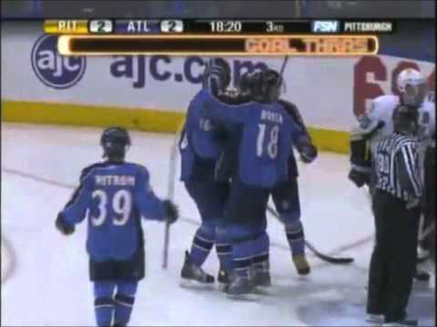 2007-08 Atlanta Thrashers Home Goals