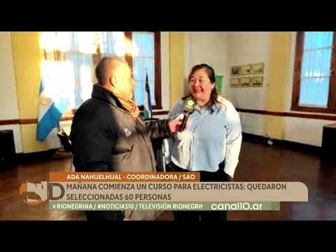 Comienza el curso para electricistas en San Antonio Oeste con 60 personas seleccionadas