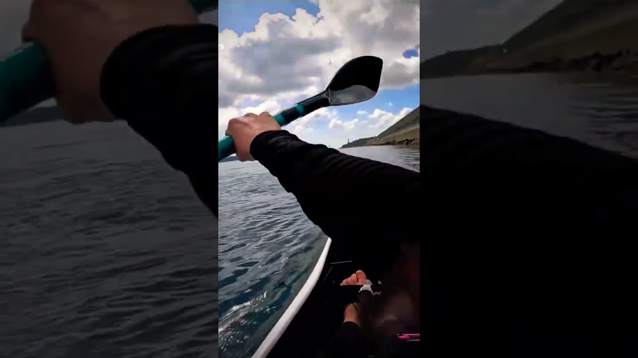 Last 25 km of the week #kayak #sports #surfski #oceanracing @vaikobi @nordickayaksofficial