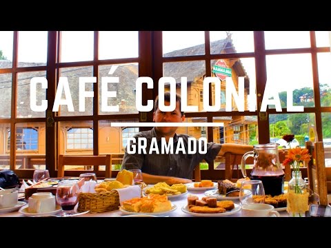 CAFÉ COLONIAL em GRAMADO - Mesa Farta e Saborosa!