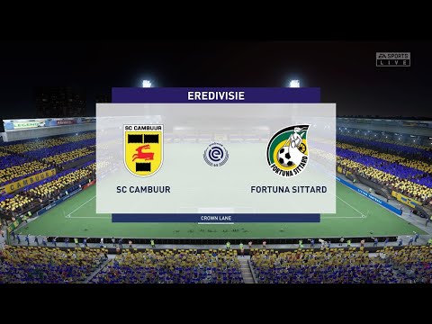🔴 LIVE : Cambuur Leeuwarden vs Fortuna Sittard | Eredivisie | Fortuna x Cambuur Score With Fifa 19