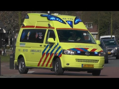 A1, Silverline Ambulance 02-115 Buitenpost naar een ziekenhuis