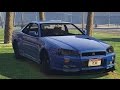 Nissan R34 GTR 0.1 for GTA 5 video 10