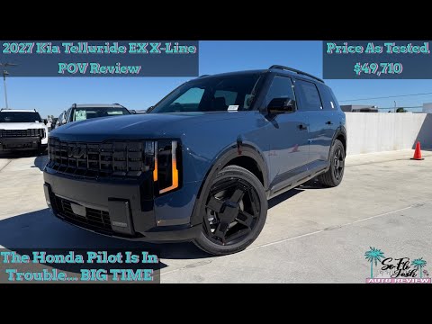 Watch Out Honda Pilot, There’s A New Kia Telluride In Town! 2027 Kia Telluride Review.